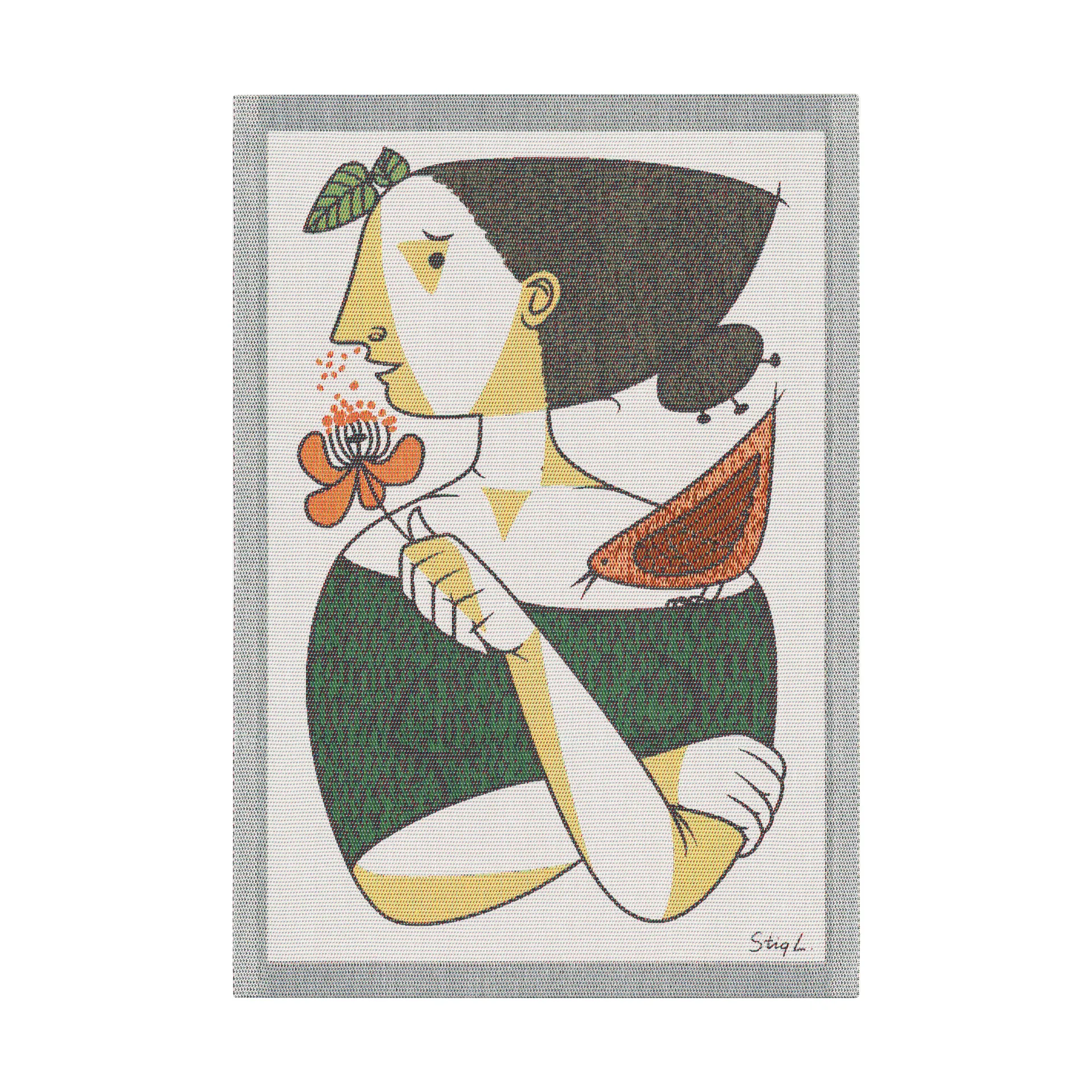 Karaktär kjøkkenhåndkle 35x50 cm, Multi Ekelund Linneväveri