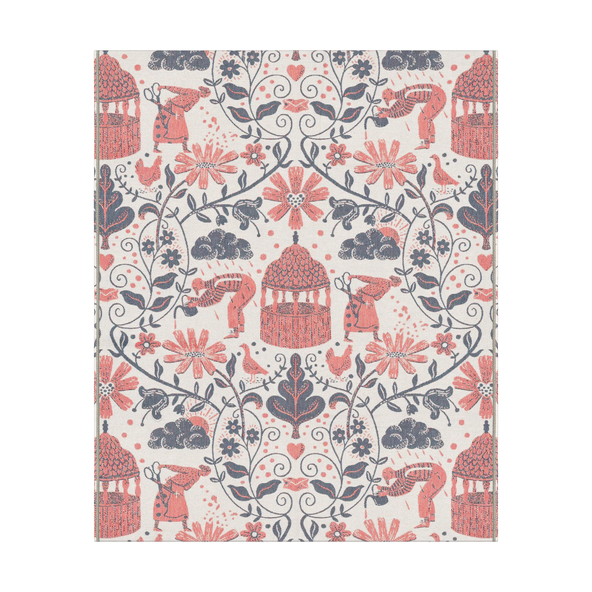 Kärleken pledd 140x170 cm, Multi Ekelund Linneväveri