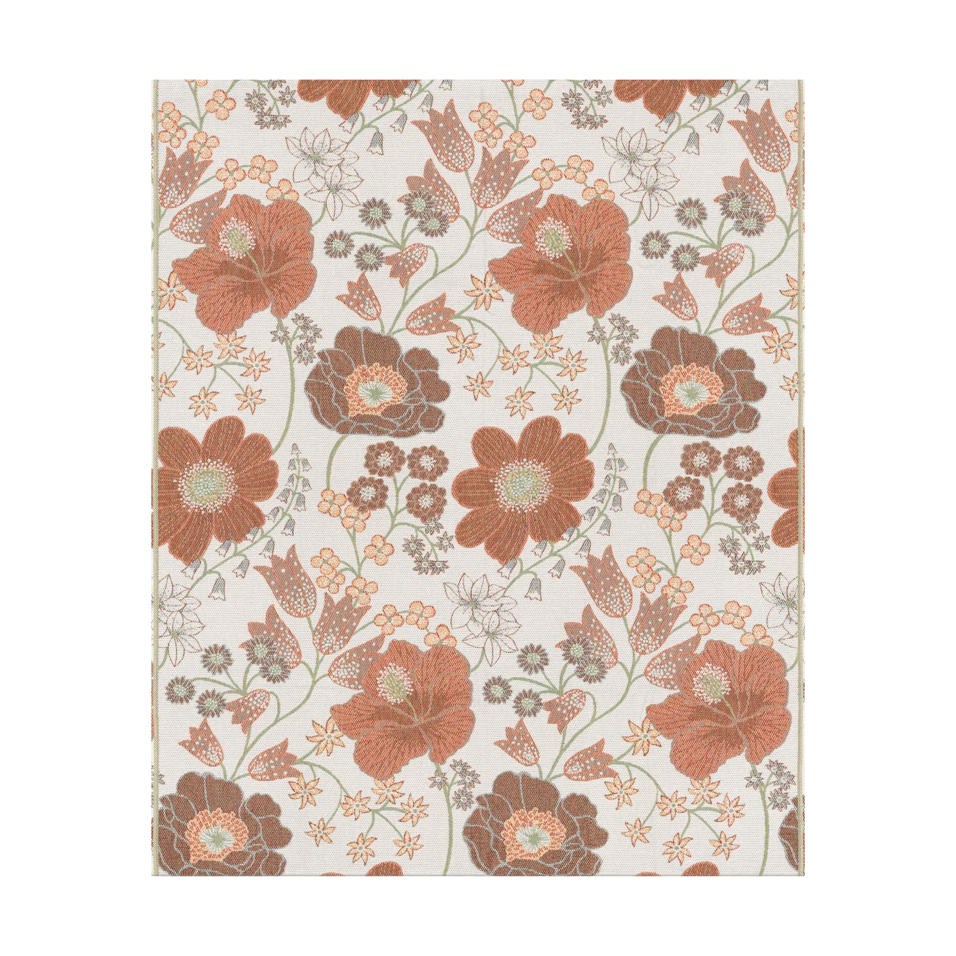 Kvällsblom pledd 140x170 cm, Multi Ekelund Linneväveri