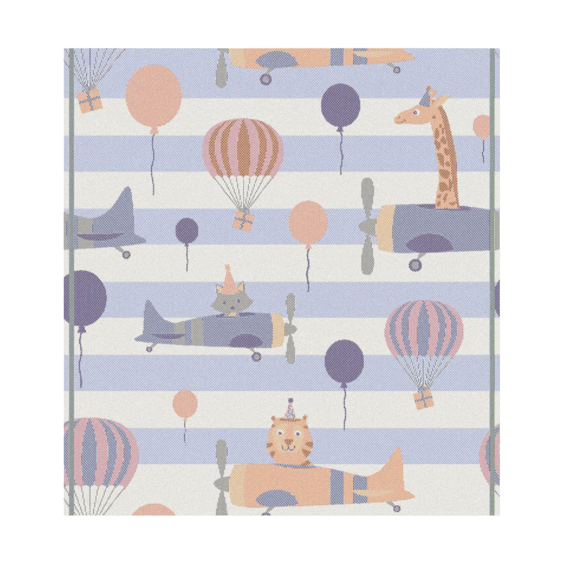 Ny Ankomst babyteppe 70x75 cm, Multi Ekelund Linneväveri