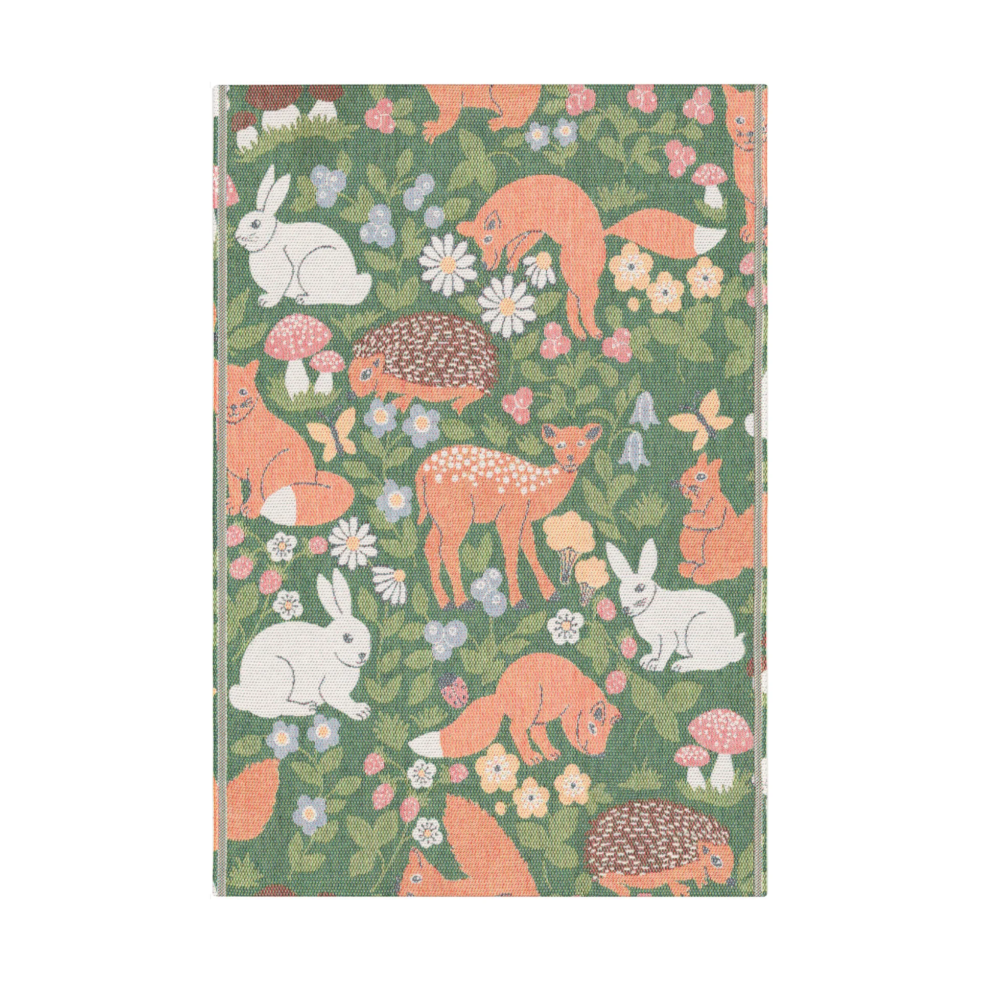 Skogslek babypledd 72x105 cm, Multi Ekelund Linneväveri