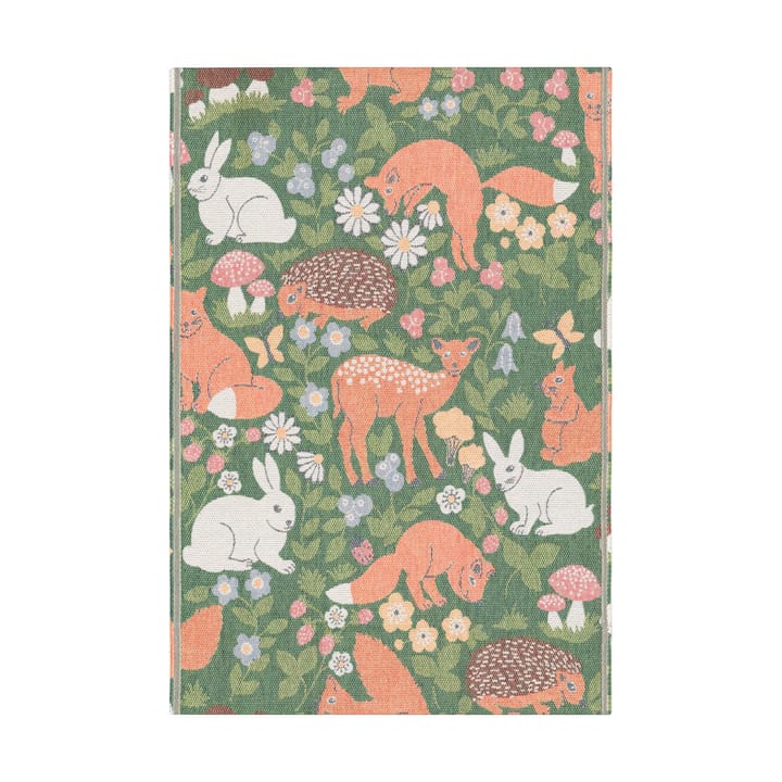 Skogslek babypledd 72x105 cm - Multi - Ekelund Linneväveri