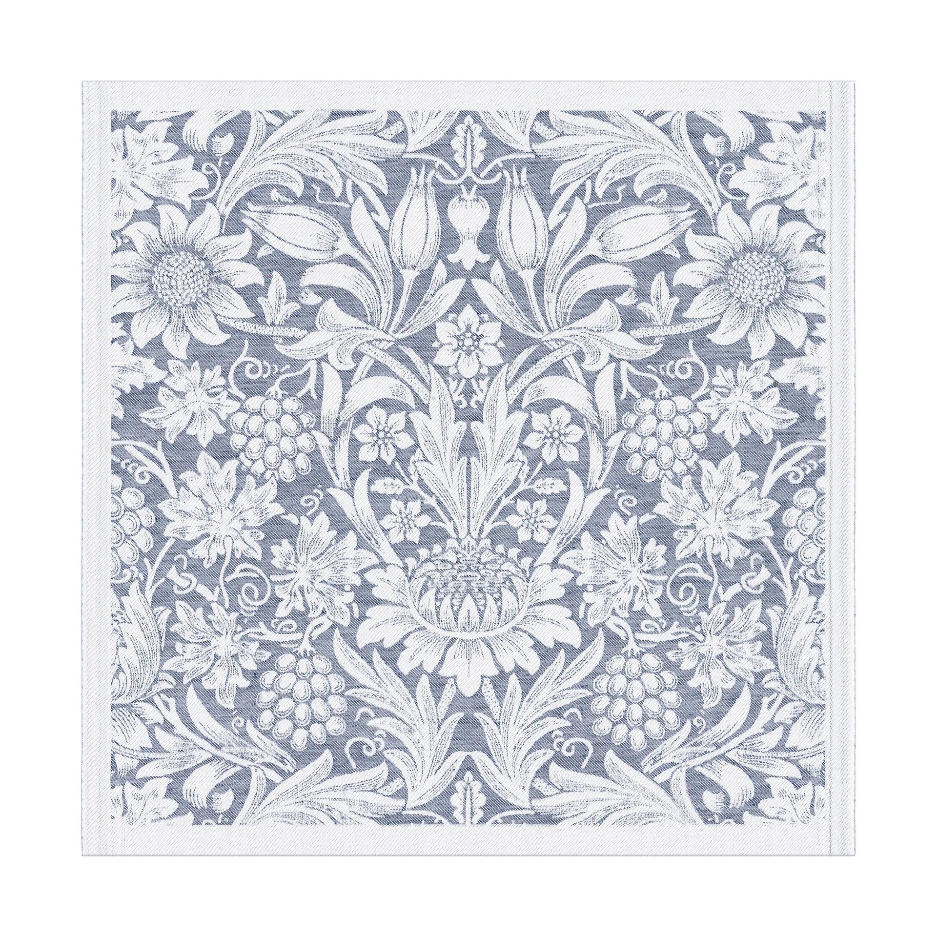 Sunflower serviett 50x50 cm, Blå Ekelund Linneväveri