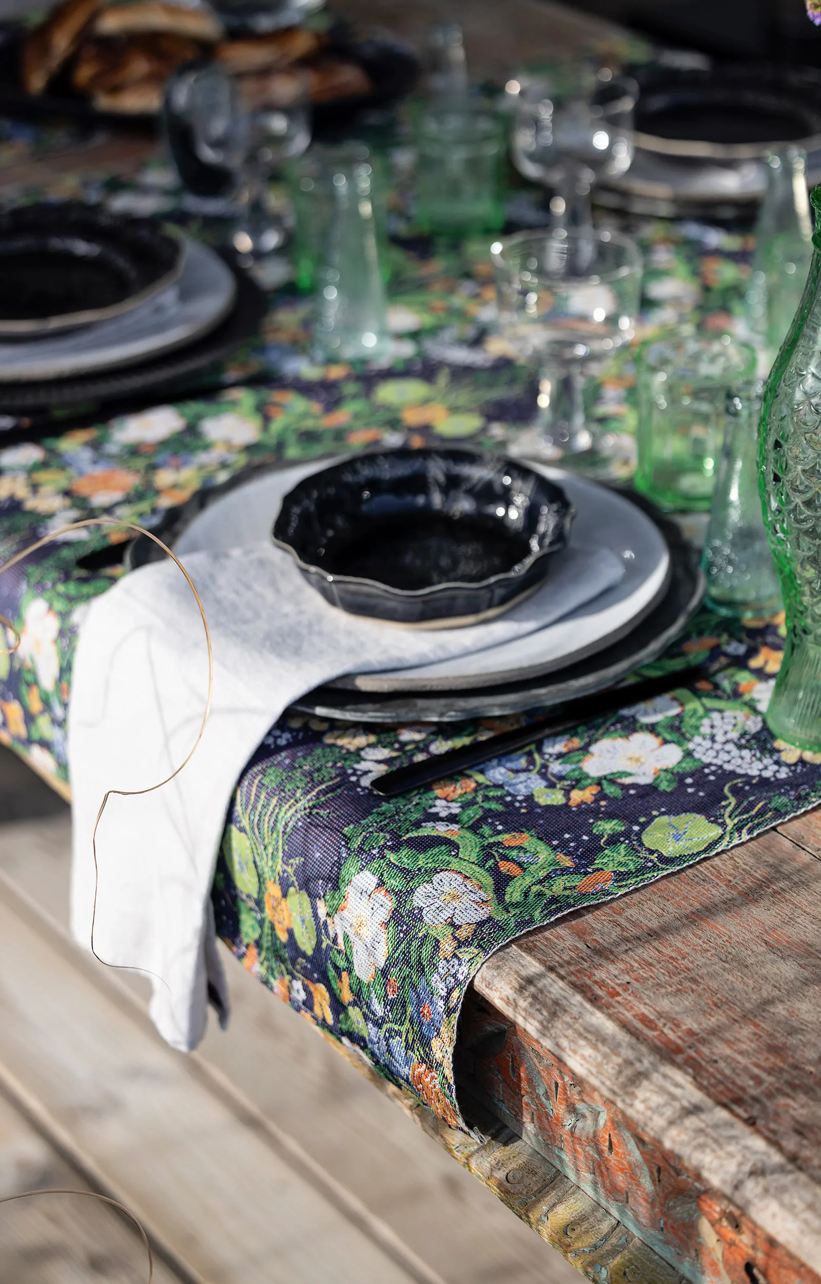 Varme bomullspledd 140x170 cm, Rød Ekelund Linneväveri