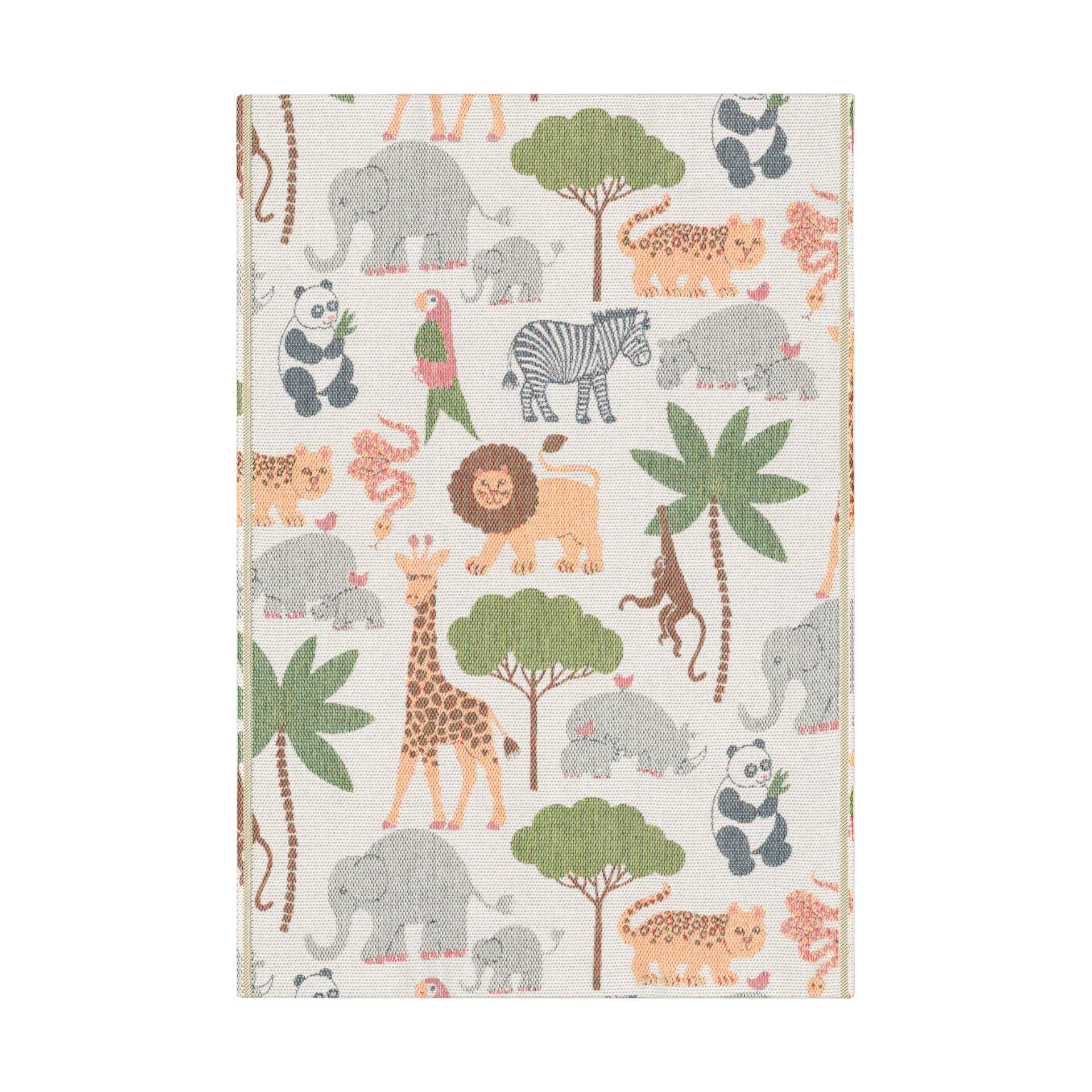 Vilda Vänner babytpledd72x105 cm, Multi Ekelund Linneväveri