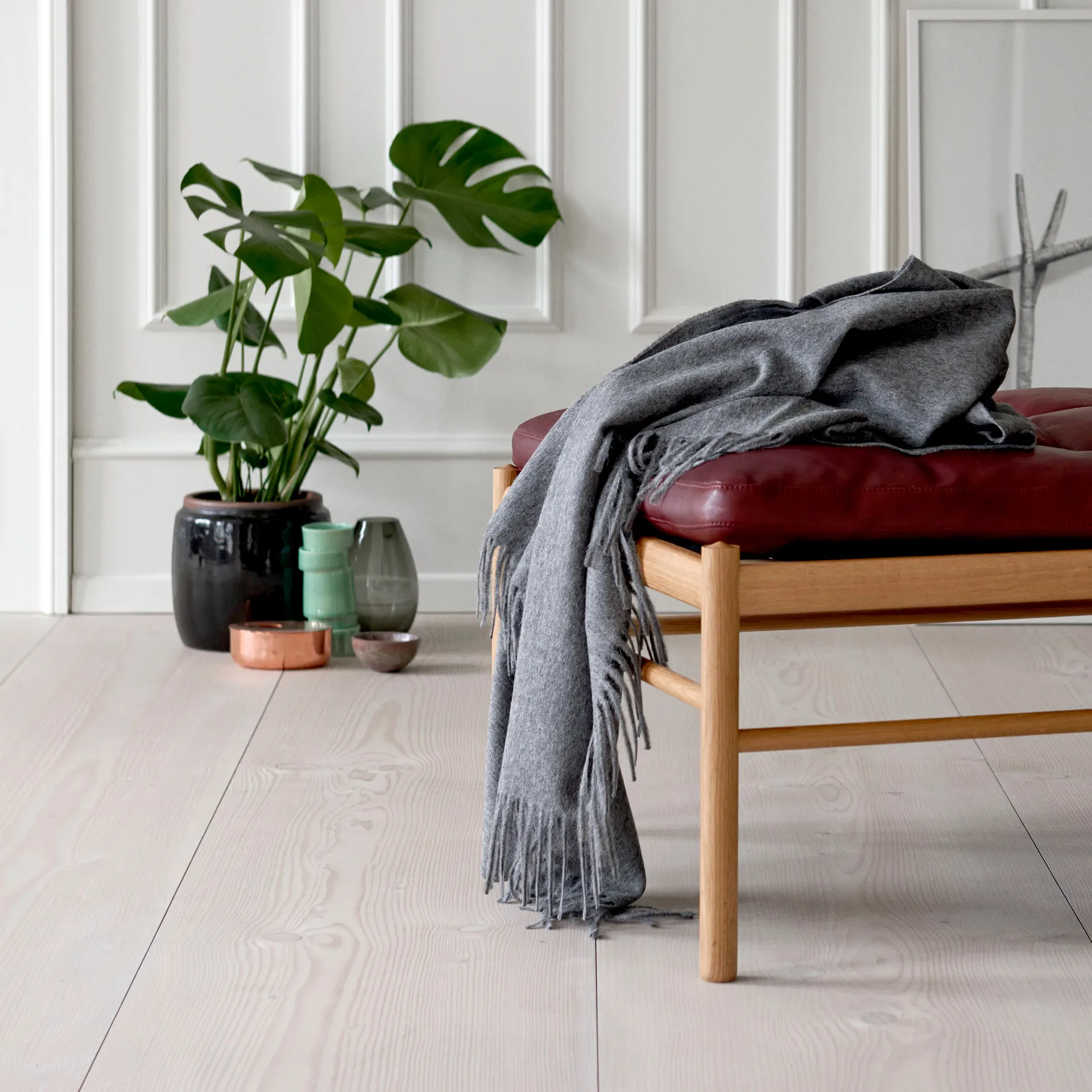 Elvang Classic pledd, Grå Elvang Denmark