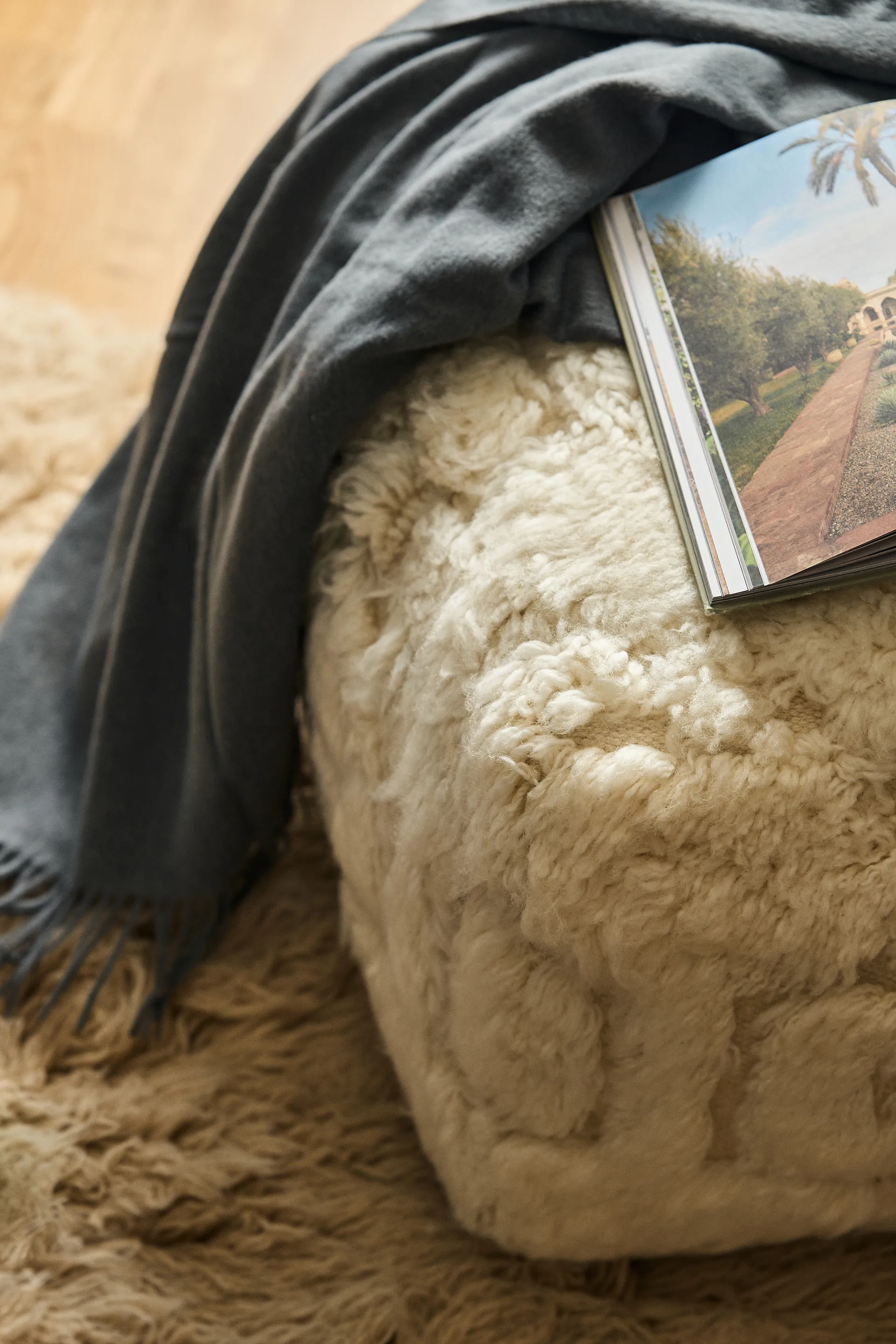 Elvang Classic pledd, Grey-blue Elvang Denmark