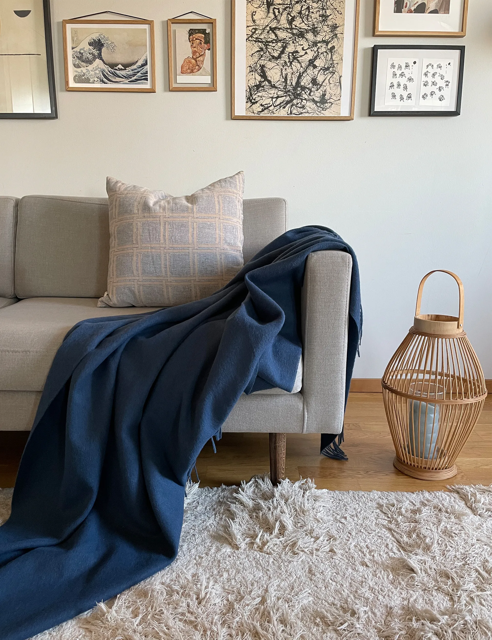 Elvang Classic pledd, Mirage blue Elvang Denmark