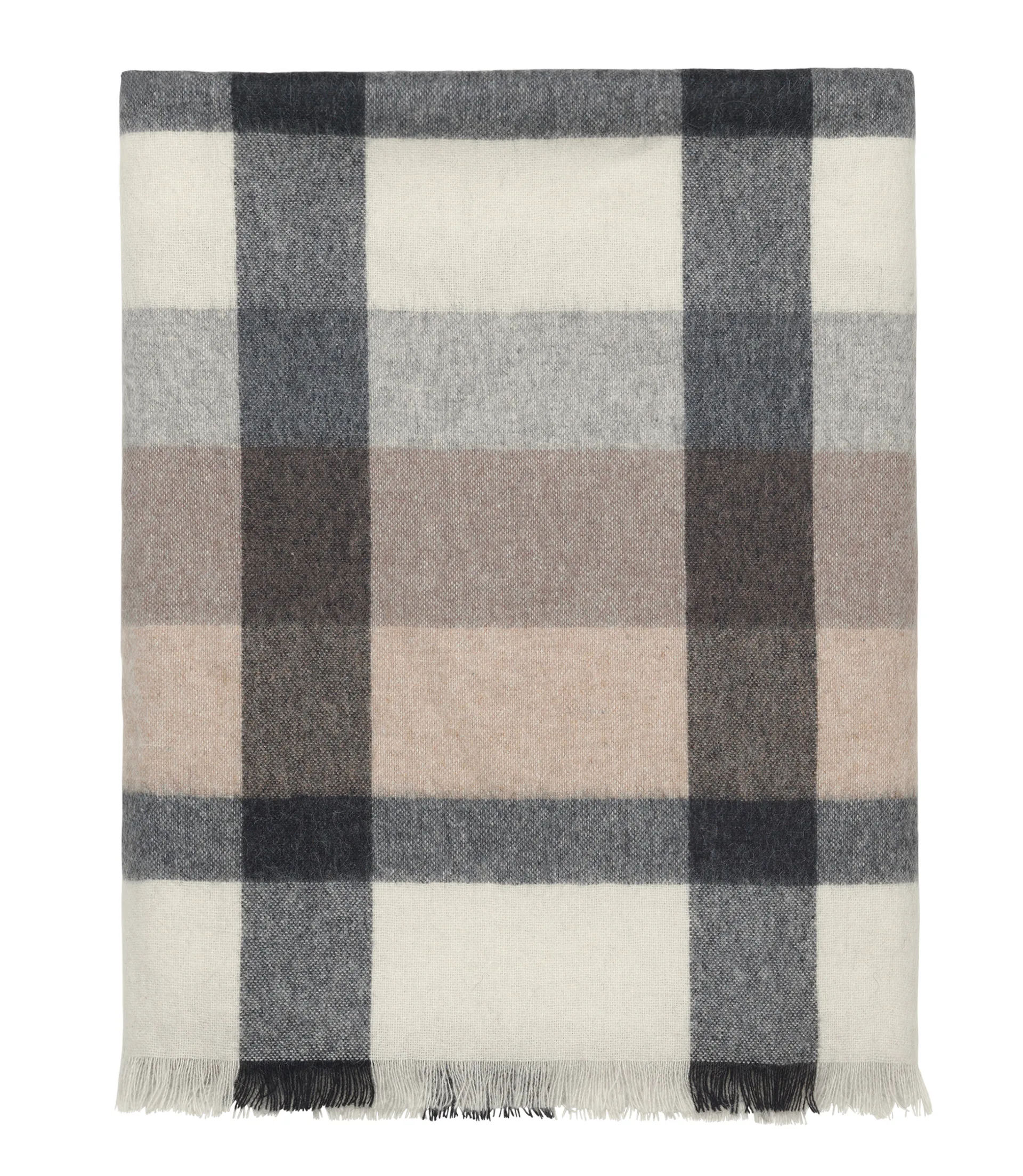 Intersection pledd 130x190 cm, Camel-grey Elvang Denmark