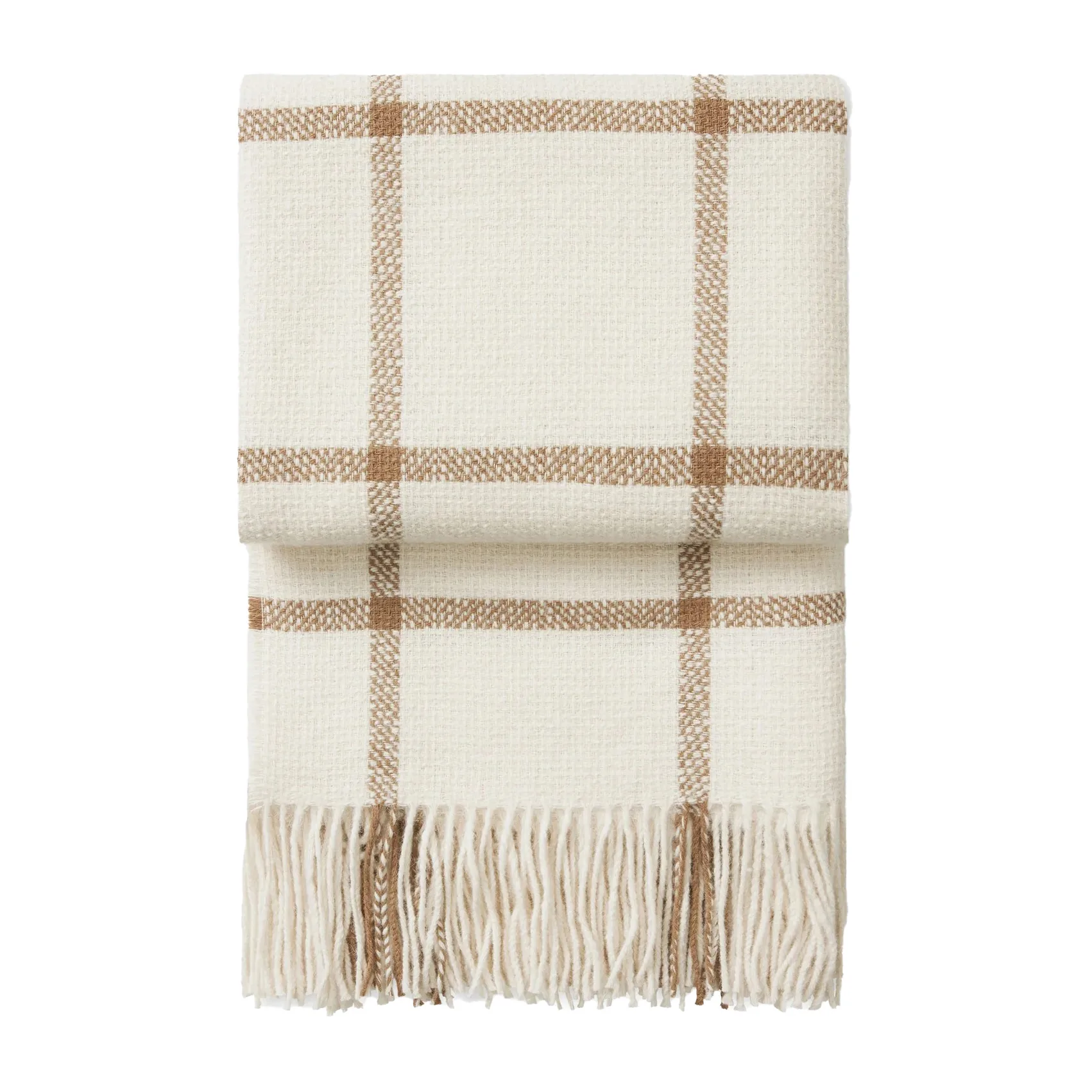 Tartan pledd 130 x 190 cm, Ivory Elvang Denmark