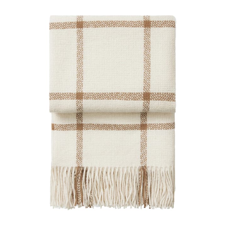 Tartan pledd 130 x 190 cm - Ivory - Elvang Denmark