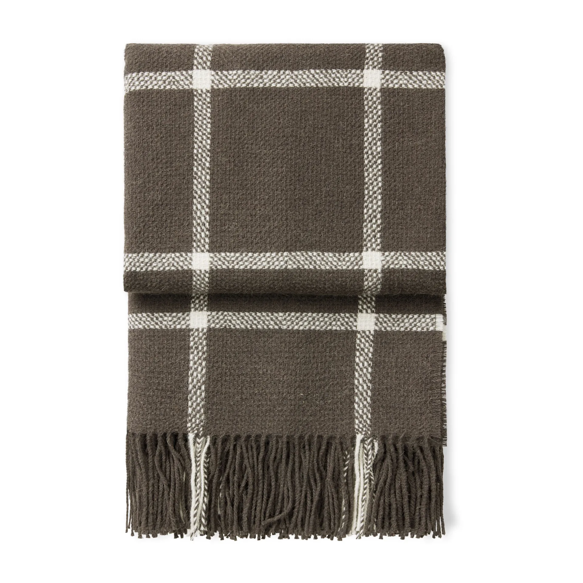 Tartan pledd 130 x 190 cm, Mocca Elvang Denmark