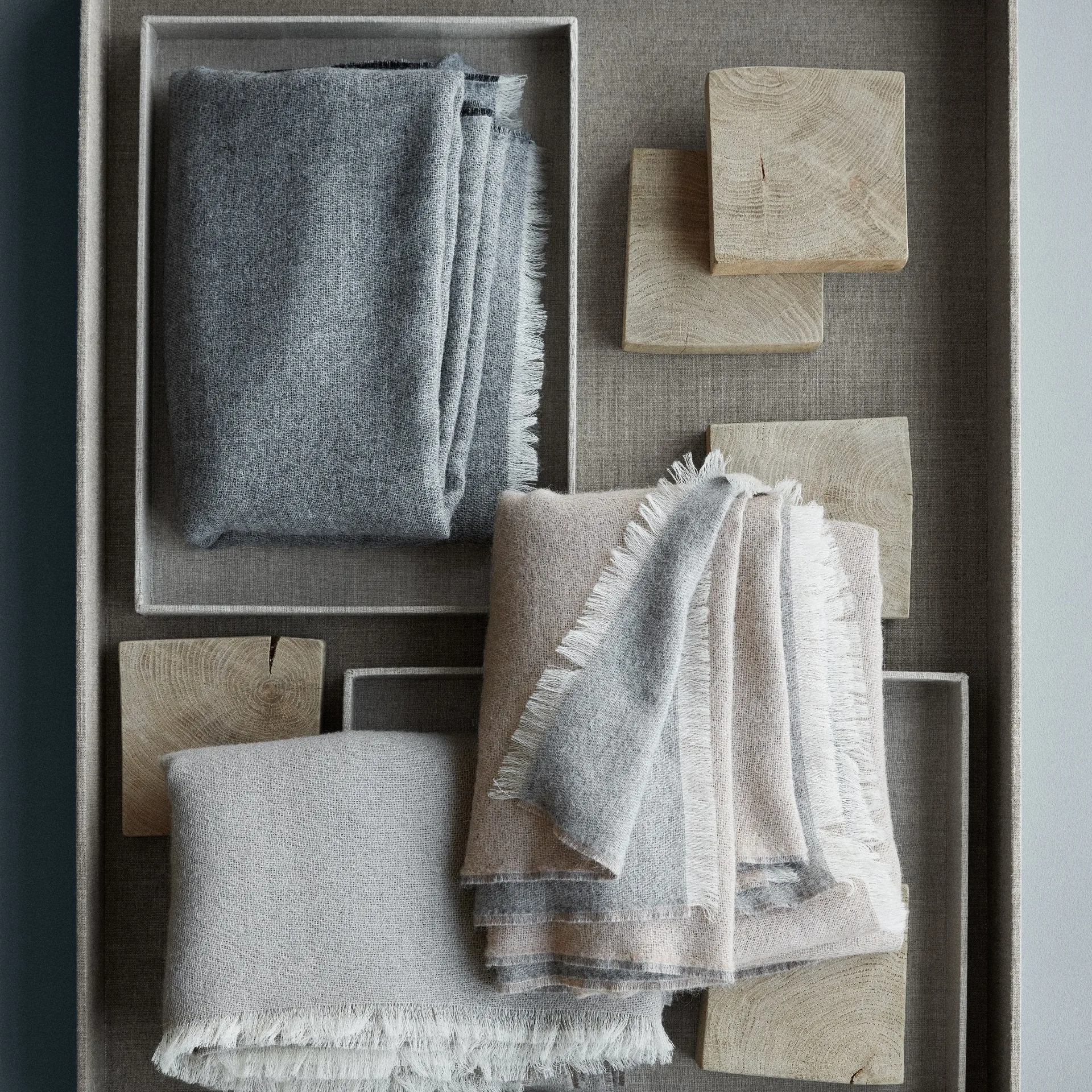 Venice pledd, Hvit-latte Elvang Denmark