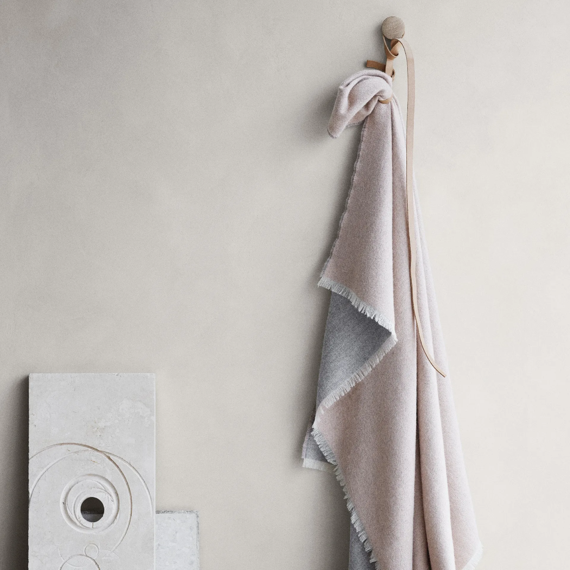 Venice pledd, Hvit-nude Elvang Denmark