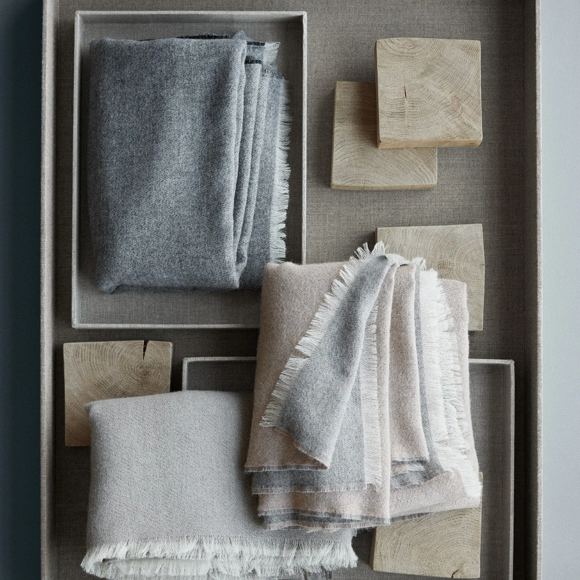 Venice pledd, Hvit-nude Elvang Denmark