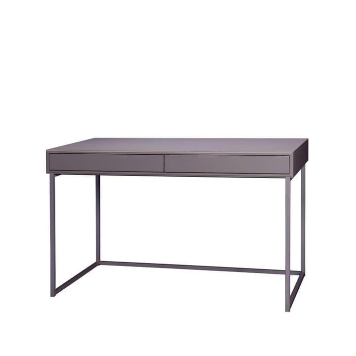 Cube skrivebord - grå, 2 skuffer - Englesson
