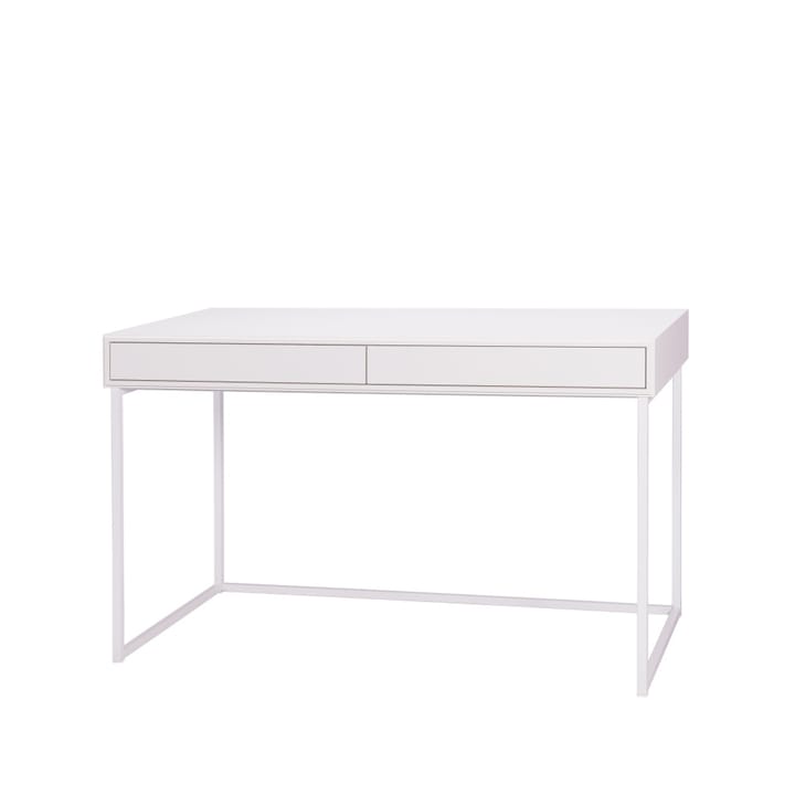 Cube skrivebord - hvit, 2 skuffer - Englesson