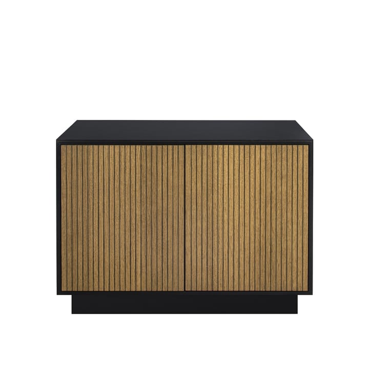 Line skjenk - walnut/black, 2 dører+1 hylle, sokkel - Englesson