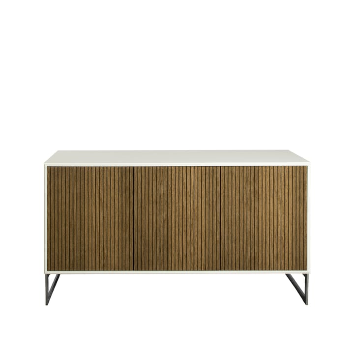 Line skjenk - walnut/white, 3 dører+2 hyller, krombein - Englesson