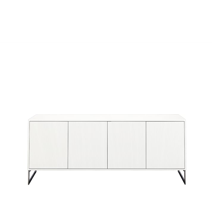 Line skjenk - White-4dører+1+1hylle-kromben - Englesson