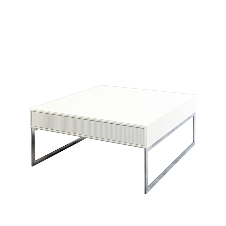 Line sofabord 100x100 cm - White, kromben - Englesson