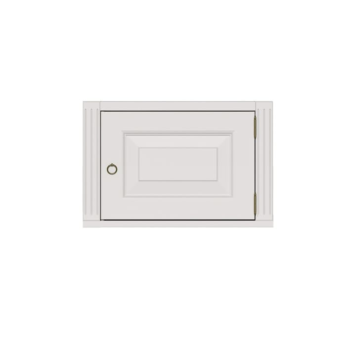 Stockholm modulgarderobe whitewash overskap - 1-seksjon, 1 dør høyre - Englesson