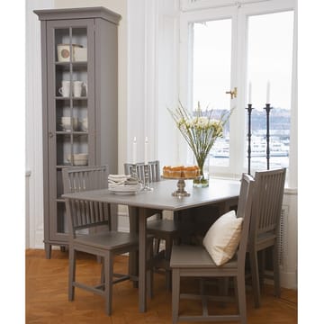 Stockholm vitrineskap/overskap - whitewash, glassider, 3 dører - Englesson