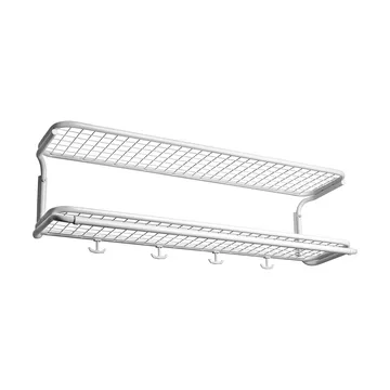 Classic 650 hattehylle - hvit/hvit, 2 nivåer, 100 cm - Essem Design
