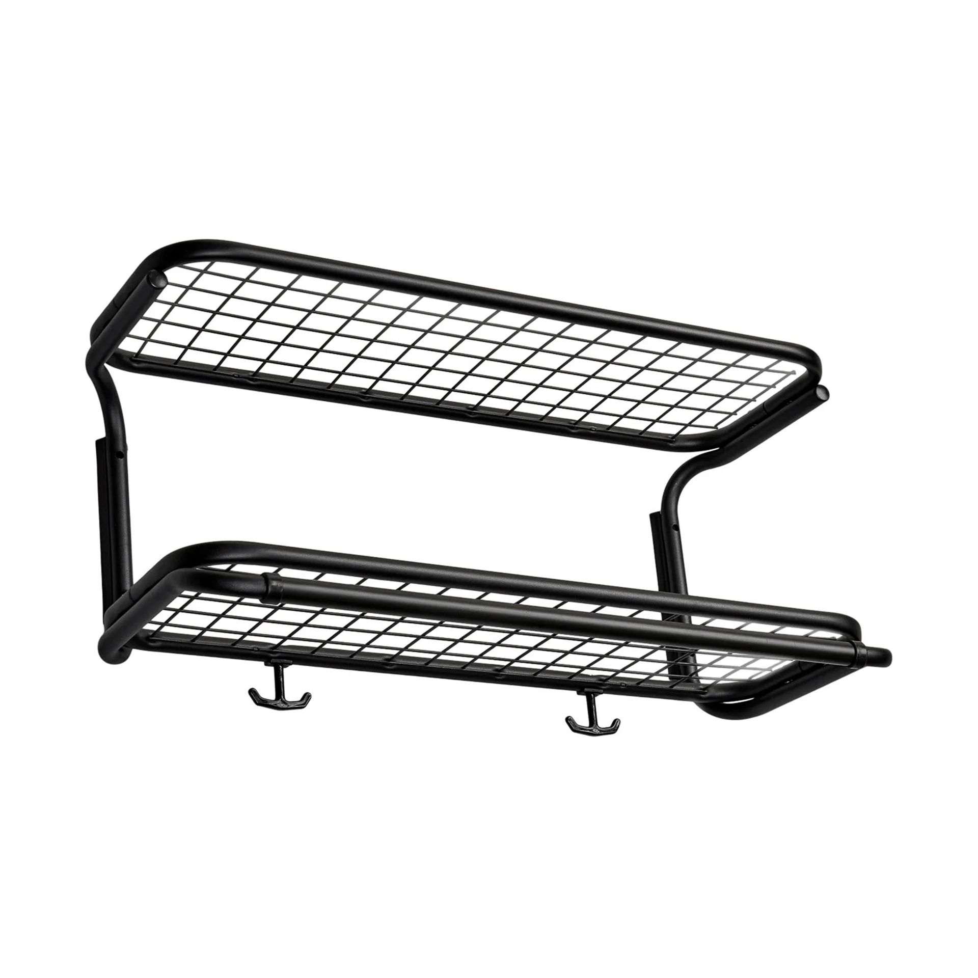 Classic 650 hattehylle, sort/sort, 2 nivåer, 50 cm Essem Design