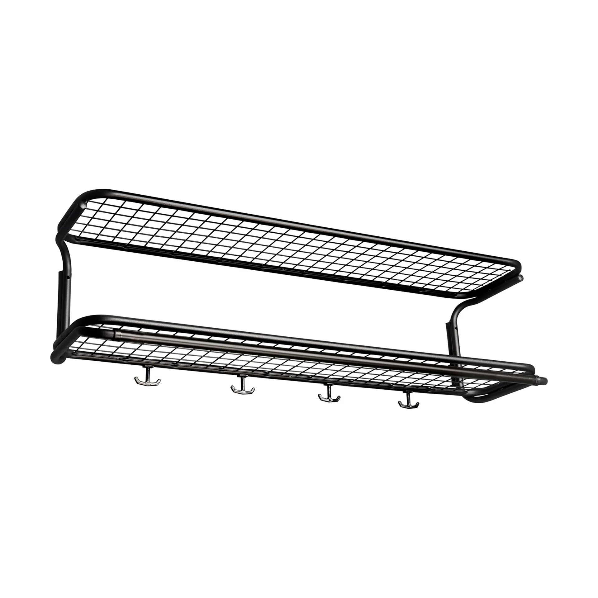 Classic 650 hattehylle, sort/sort, 2 nivåer, 90 cm Essem Design