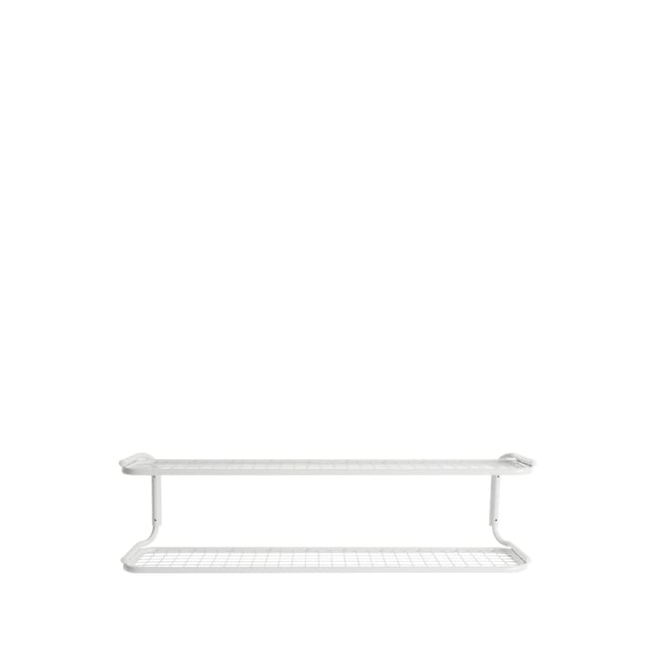 Classic 650 skohylle - hvit/hvit, 2 nivåer, 100 cm - Essem Design