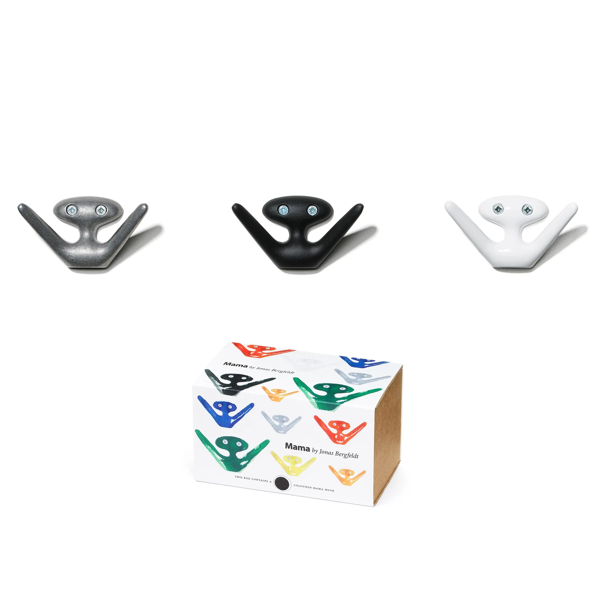 Mama knagg, hvit Essem Design