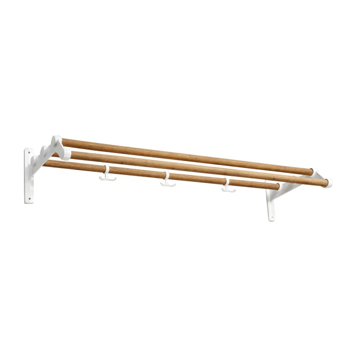 Nostalgi 291 hattehylle 100 cm - Bambus-hvit - Essem Design