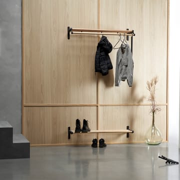 Nostalgi 291 hattehylle 100 cm - Eik-svart - Essem Design