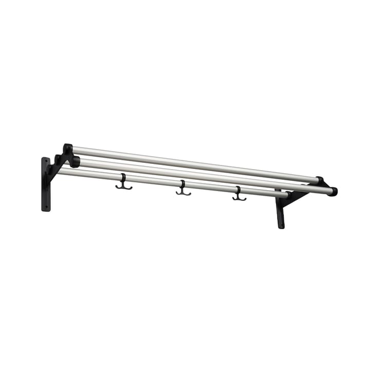 Nostalgi 291 hattehylle - aluminium, sort stativ - Essem Design
