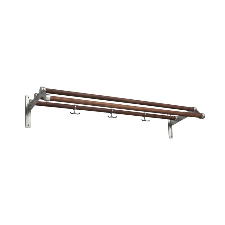 Nostalgi 291 hattehylle - valnøtt, aluminiumsstativ - Essem Design