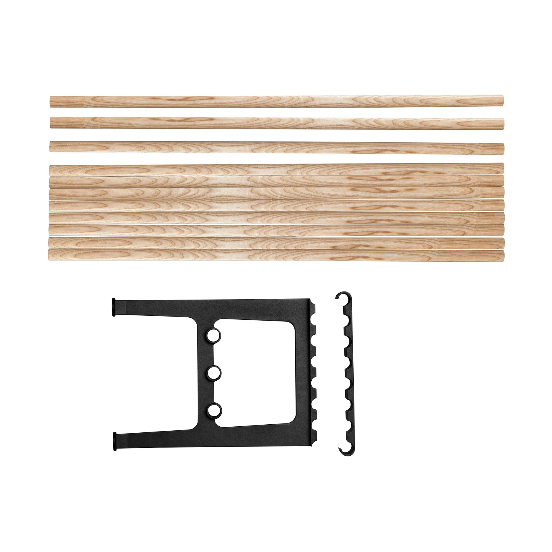 Nostalgi benk påbygging 100 cm, Ask-svart Essem Design