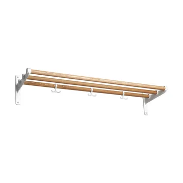Nostalgi hatt-/skohylle - Ask-hvit, 100 cm - Essem Design