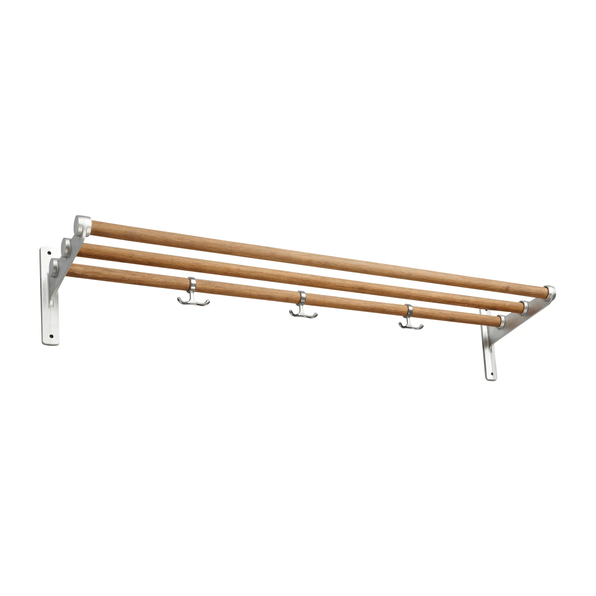 Nostalgi hatt-/skohylle, Bambus-aluminium Essem Design