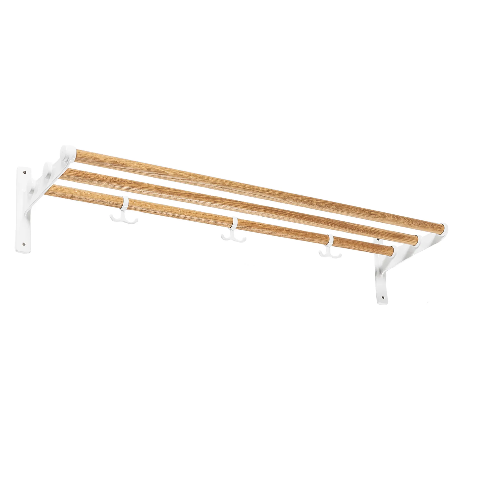 Nostalgi hatt-/skohylle, eik, hvit Essem Design