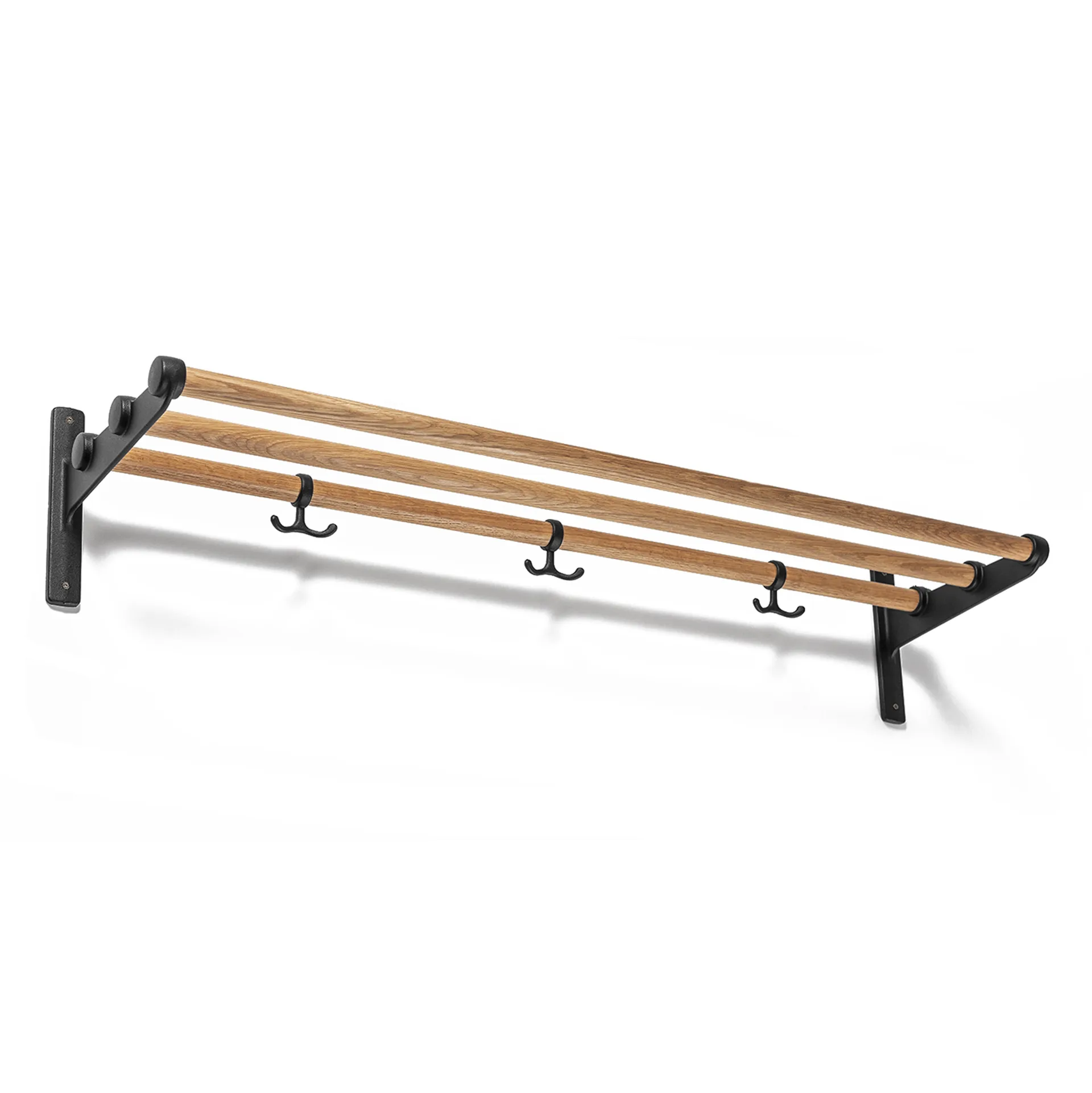 Nostalgi hatthylle, skohylle, eik, svart Essem Design