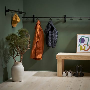 Nostalgi knaggrekke - Messing, hvitt stativ - Essem Design
