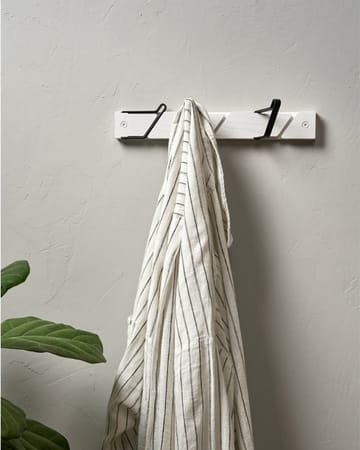 Tamburin kroklist 31,5 cm - Hvit-svart - Essem Design