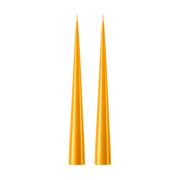 ester & erik kjeglelys 37 cm 2-stk. lakket - 85 Mango - Ester & erik