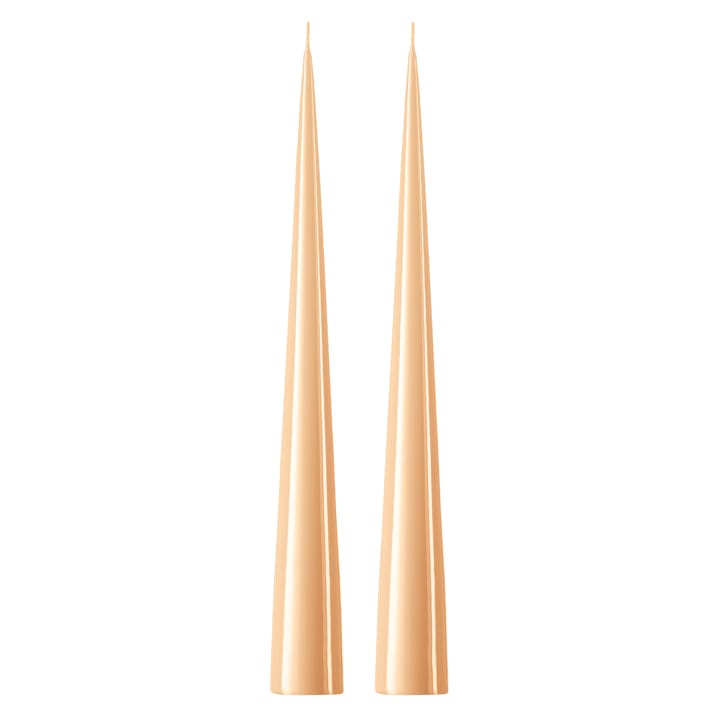 ester & erik kjeglelys 37 cm 2-stk. lakket - Melon sorbet 19-0 - Ester & erik