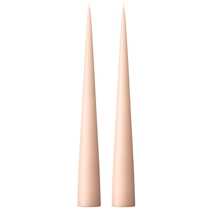 ester & erik kjeglelys 37 cm 2-stk. matt - Ice latte 11 - Ester & erik