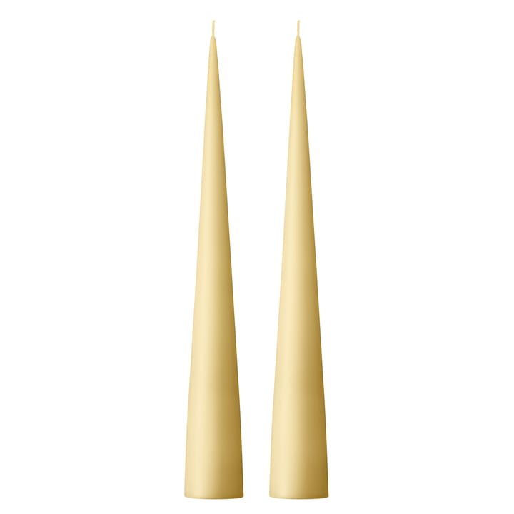 ester & erik kjeglelys 37 cm 2-stk. matt - Pale ginger 14 - Ester & erik