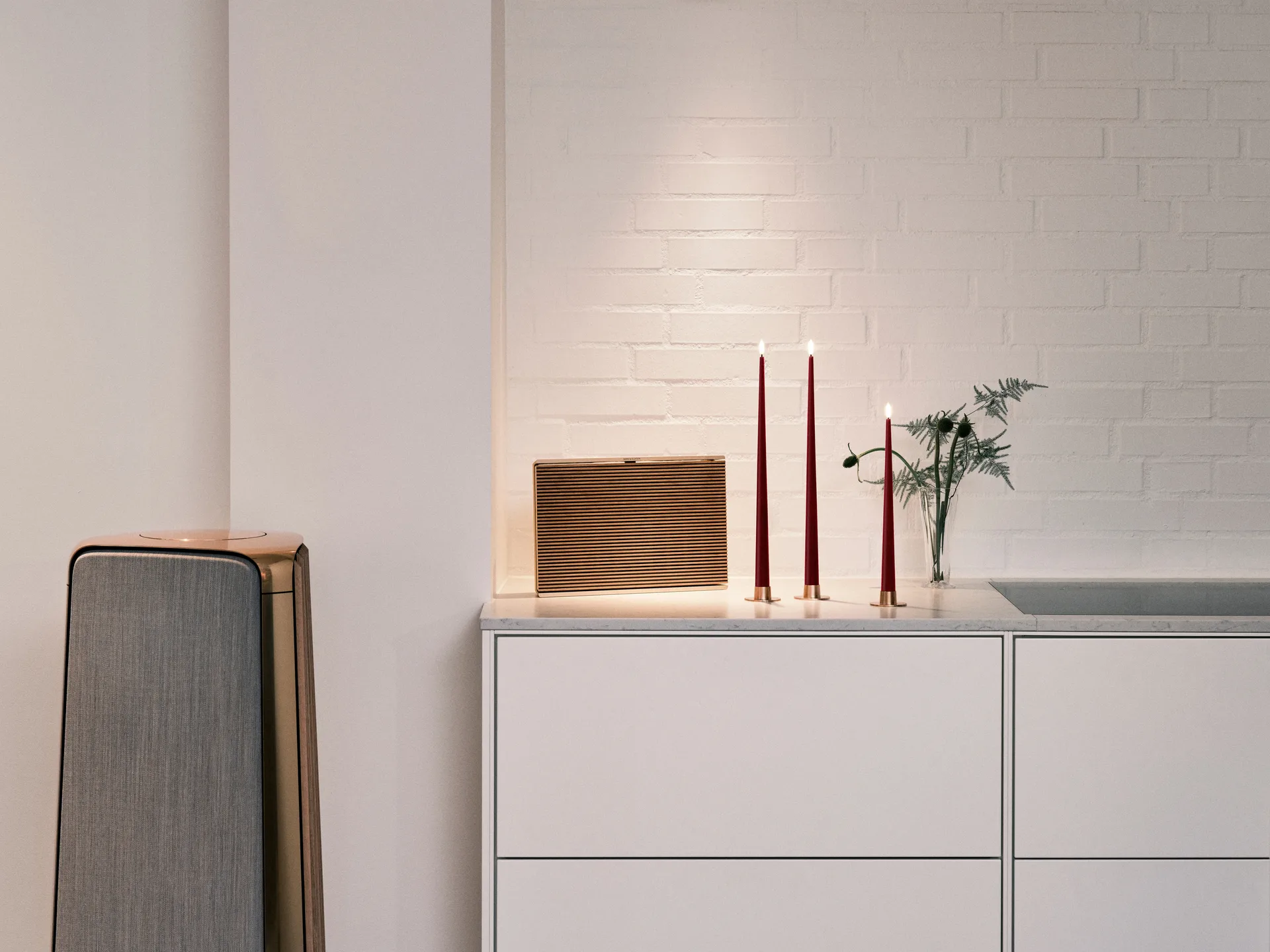 ester & erik kronelys LED 2-pk, 44/2 Deep Wine , 30 cm ester & erik