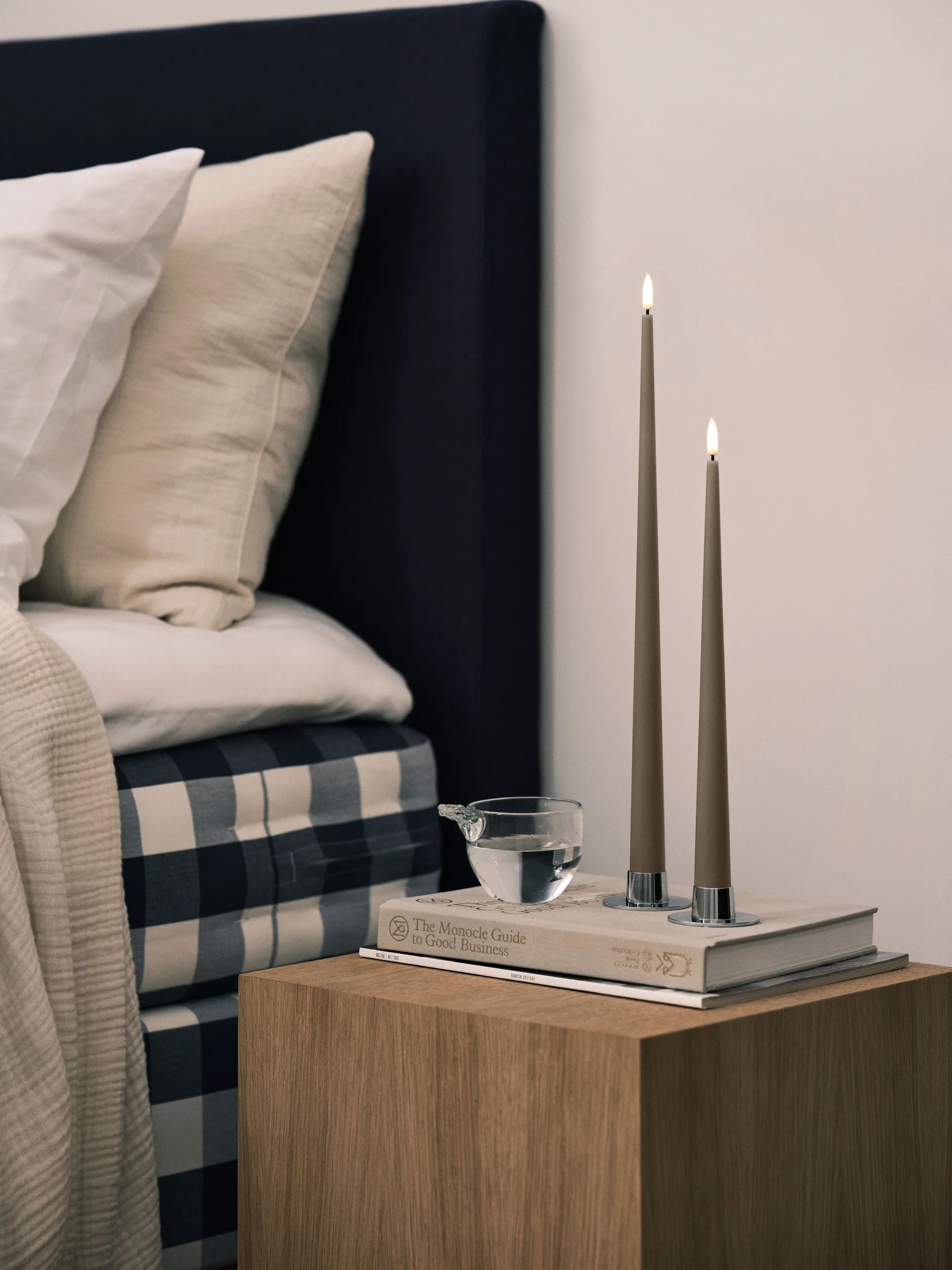 ester & erik kronelys LED 2-pk, 77 Caviar , 30 cm ester & erik