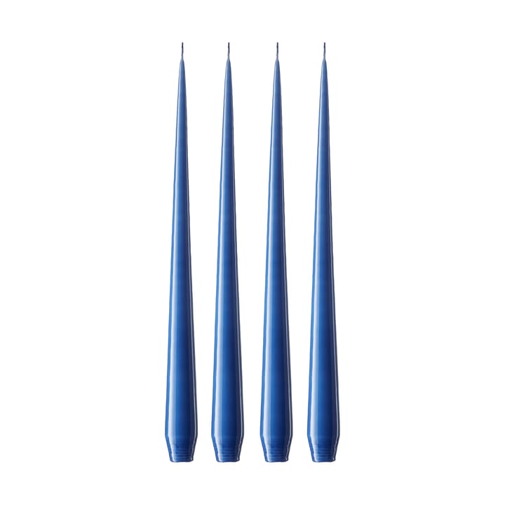 ester & erik lys 4-stk. lakket - Cornflower, 32 cm - Ester & erik